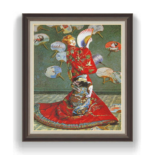 楽天市場】【油絵 直筆仕上げ】クロード・モネ ラ・ジャポネーズ F15