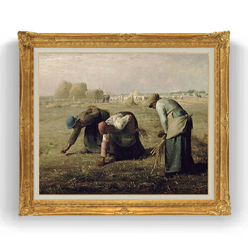 楽天市場】＜お取り寄せ品＞ 複製落穂拾い ミレー作 F6 【 鑑賞