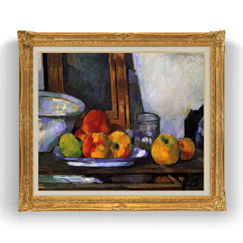 楽天市場】【油絵 直筆仕上げ】セザンヌ 開いた引出しのある静物 F10