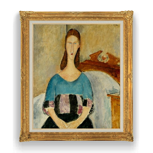 楽天市場】【油絵 直筆仕上げ】モディリアーニ Portrait of Jeanne