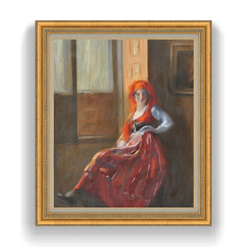 【油絵 直筆仕上げ】カルネイロ Young Lady from Minho F20 【油彩 キャンバス 国内生産 インテリア】絵画 販売 20号 人物画 883×754mm 複製画 送料無料 プレゼント ギフト 開店祝い 開業祝い 退職祝い 新築祝い リビング 玄関 モダン 壁掛け