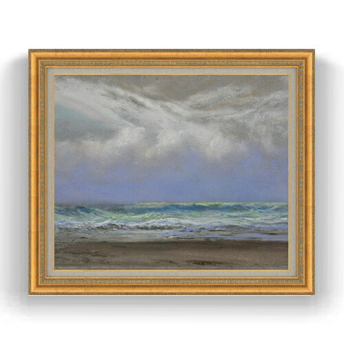 【油絵 直筆仕上げ】トライオン A Shift of Wind from East to Northwest F20 【油彩 キャンバス 国内生産 インテリア】絵画 販売 20号 風景画 883×754mm 複製画 送料無料