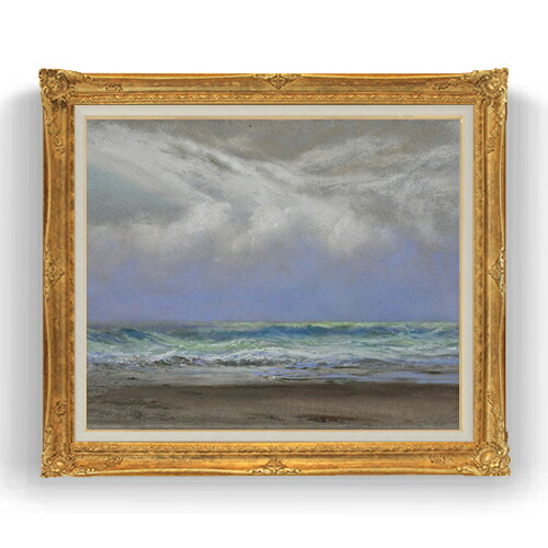 【油絵 直筆仕上げ】トライオン A Shift of Wind from East to Northwest F20 【アップグレード額縁】絵画 販売 20号 風景画 865×736mm 複製画 送料無料|絵画販売アートレスト