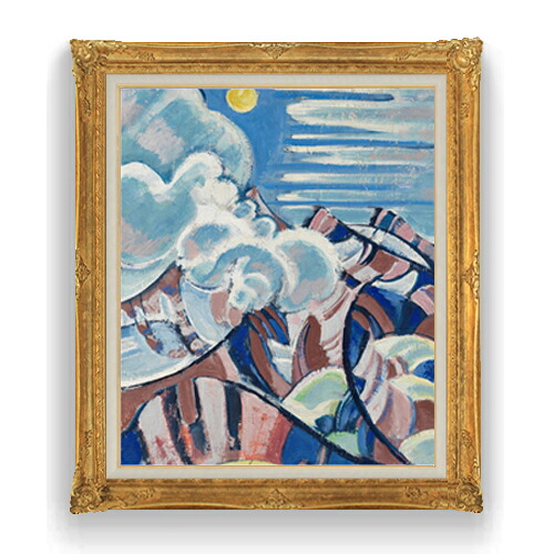 【油絵 直筆仕上げ】ババーガー 紳士のための映画 F20 【アップグレード額縁】 絵画 販売 20号 油彩 抽象画 865×736mm 複製画 送料無料 プレゼント ギフト 開店祝い 開業祝い 退職祝い 新築祝い リビング アートフレーム 壁掛け|絵画販売アートレスト
