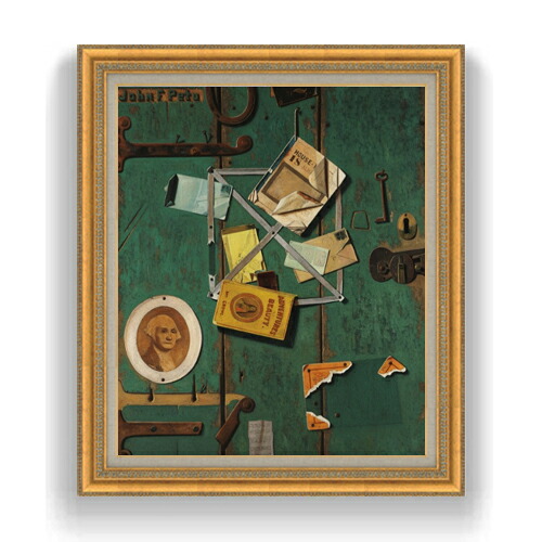 【油絵 直筆仕上げ】ジョン・F・ペト A Closet Door F20 【油彩 キャンバス 国内生産 インテリア】絵画 販売 20号 静物画 883×754mm 複製画 送料無料 プレゼント ギフト 開店祝い 開業祝い 退職祝い 新築祝い リビング 玄関 モダン 壁掛け 45,487円