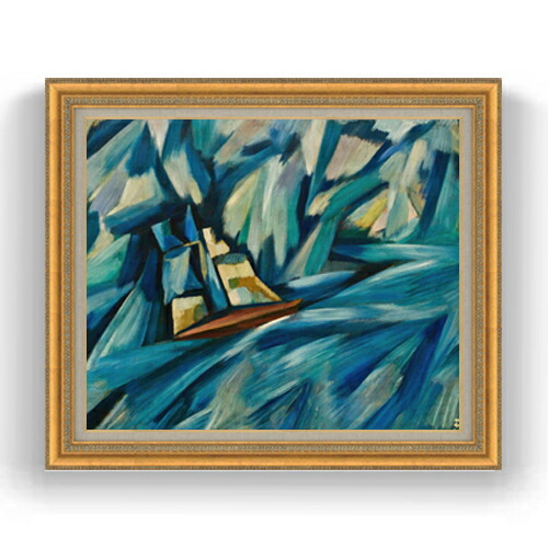 【油絵 直筆仕上げ】カルドーゾ 帆船 F20 【額入り】 絵画 販売 20号 油彩 抽象画 883×754mm 複製画 送料無料 プレゼント ギフト 開店祝い 開業祝い 退職祝い 新築祝い リビング 玄関 モダン アートフレーム 壁掛け