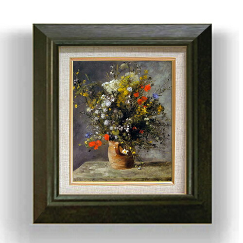 ルノワール Flowers In A Vase F3 絵画 販売3号 油彩 風景画 4 368mm 送料無料 品質が完璧