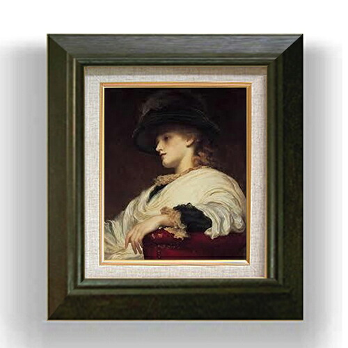 【油絵 直筆仕上げ】フレデリック・レイトン Phoebe F3 【額入り】 絵画 販売3号 油彩 風景画 420&times;368mm 複製画 送料無料 プレゼント ギフト 開店祝い 開業祝い 退職祝い 新築祝い リビング 玄関 モダン アートフレーム 壁掛け｜絵画販売アートレスト
