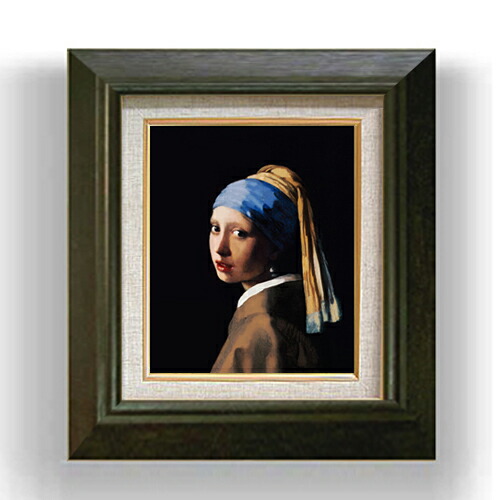 楽天市場】【油絵 直筆仕上げ】フェルメール 真珠の耳飾りの少女 F8