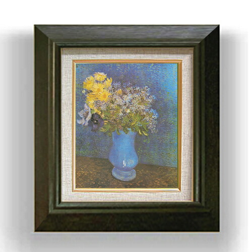楽天市場】絵画 F6号 ゴッホ 「ヒナギクとアネモネのある花瓶」 複製画