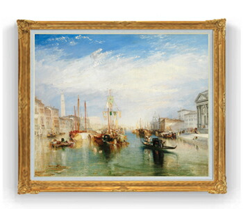 楽天市場】【油絵 直筆仕上げ】ターナー ヴェネツィアへのアプローチ