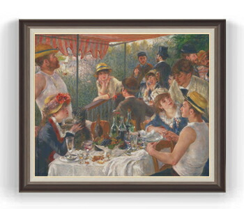正規店 ルノワール 舟遊びの昼食 F30サイズ 絵画 販売 30号 大きな絵画