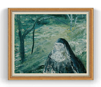 【油絵 直筆仕上げ】テニー ノンネ F30サイズ 【油彩 国内生産 インテリア】絵画 販売 30号 大きな絵画サイズ 額入り 抽象画 額縁 1070×887mm 複製画 送料無料