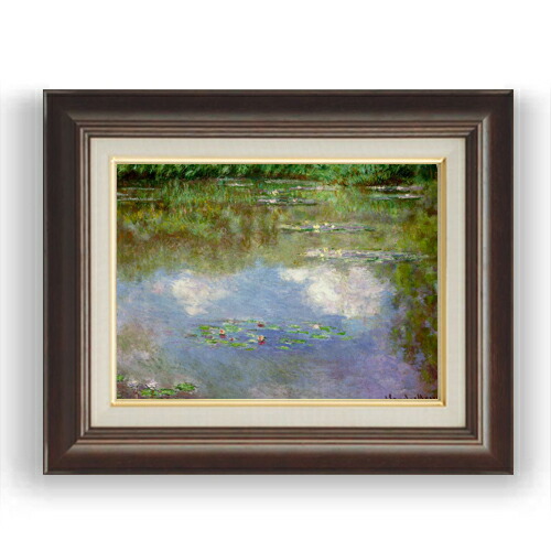 楽天市場】【油絵 直筆仕上げ】クロード・モネ 睡蓮（1） F4 【額入り