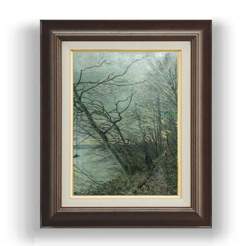 シスレー ヴニュ郊外、８月の午後 F4 4号　油彩　風景画　477×387mm 送料無料 油絵 直筆仕上げシスレー ヴニュ郊外、８月の午後 F4