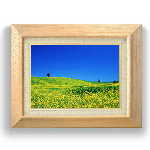 楽天市場】【油絵 直筆仕上げ】春-菜の花畑- F6サイズ 額入り