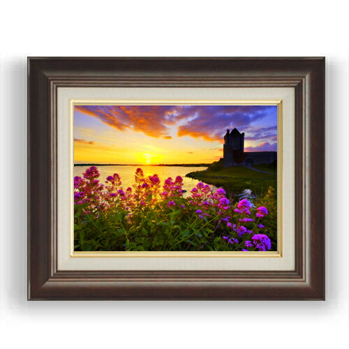 楽天市場】【油絵 直筆仕上げ】ライラックス香る水辺 F3サイズ 額入り