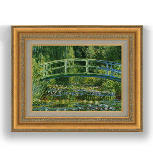 クロード・モネ 睡蓮 複製画 油絵 油彩 絵画 額装 インテリア 美術品 楽天市場】【油絵 直筆仕上げ】クロード・モネ 睡蓮 （3） F6