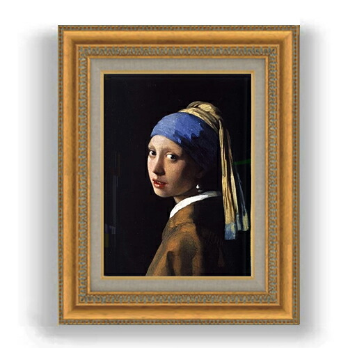楽天市場】フェルメール 絵画 真珠の耳飾りの少女(青いターバンの少女