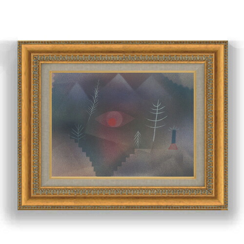 【油絵 直筆仕上げ】パウル・クレー Glanceof a Landscape F4 【額入り】 絵画 販売 4号 油彩 抽象画 481×391mm 複製画 送料無料 プレゼント ギフト 開店祝い 開業祝い 退職祝い 新築祝い リビング 玄関 モダン 壁掛け