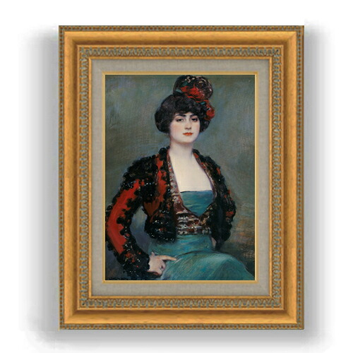 【油絵 直筆仕上げ】ラモン・カザス Julia F4 【額入り】 絵画 販売 4号 油彩 人物画 481×391mm 複製画 送料無料 プレゼント ギフト 開店祝い 開業祝い 退職祝い 新築祝い リビング 玄関 モダン 壁掛け