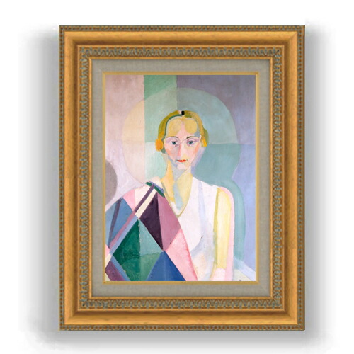 楽天市場】【油絵 直筆仕上げ】ロベール・ドローネー Portrait de Mme
