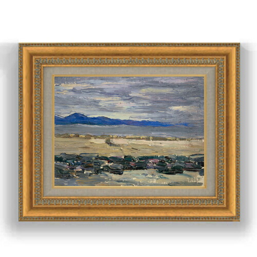 【油絵 直筆仕上げ】ワシリー・カンディンスキー Tunis, Kstenlandschaft 2 F4 【額入り】 絵画 販売 4号 油彩 抽象画 481×391mm 複製画 送料無料 プレゼント ギフト 開店祝い 開業祝い 退職祝い 新築祝い リビング 玄関 モダン 壁掛け