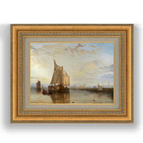 【油絵 直筆仕上げ】ターナー Dort or Dordrecht F4 【額入り】 絵画 販売 4号 油彩 人物画 481×391mm 複製画 送料無料 プレゼント ギフト 開店祝い 開業祝い 退職祝い 新築祝い リビング 玄関 モダン 壁掛け