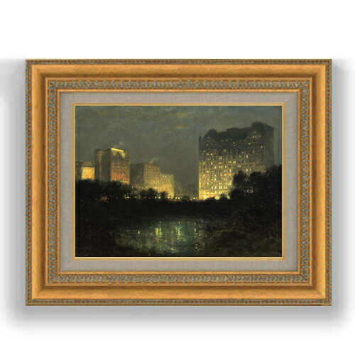 【油絵 直筆仕上げ】デリック The PlazaWilliam F4 【額入り】 絵画 販売 4号 油彩 人物画 481×391mm 複製画 送料無料 プレゼント ギフト 開店祝い 開業祝い 退職祝い 新築祝い リビング 玄関 モダン 壁掛け