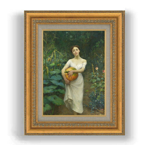 楽天市場】【油絵 直筆仕上げ】ボズナンスカ Girl with Chrysanthemums