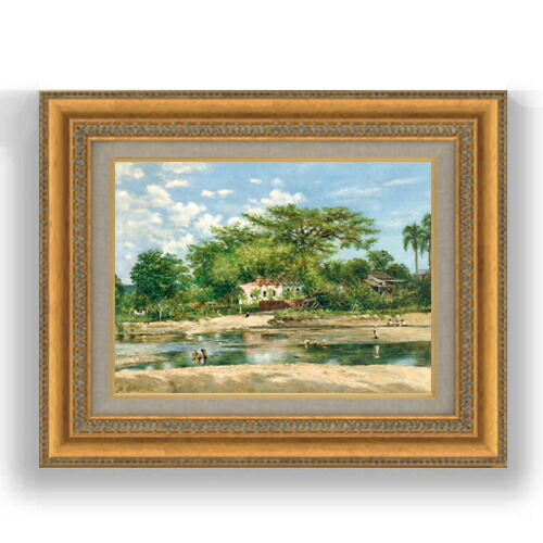 【油絵 直筆仕上げ】フランシスコ・オレール Ponce Silk-Cotton Tree F4 【額入り】 絵画 販売 4号 油彩 人物画 481×391mm 複製画 送料無料 プレゼント ギフト 開店祝い 開業祝い 退職祝い 新築祝い リビング 玄関 モダン 壁掛け 14,652円