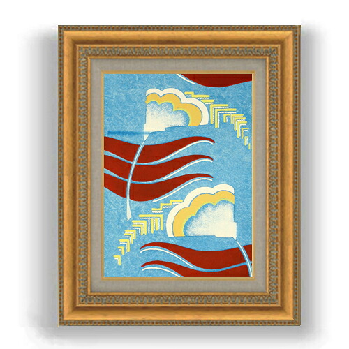 【油絵 直筆仕上げ】セギュイ プリズムス3 F4 【額入り】 絵画 販売 4号 油彩 抽象画 485&times;395mm 複製画 送料無料｜絵画販売アートレスト