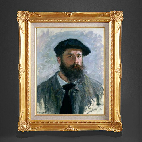 楽天市場】【油絵 直筆仕上げ】クロード・モネ ベレー帽をかぶった