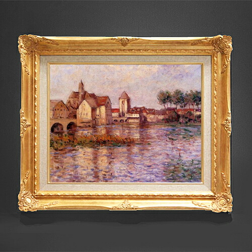 楽天市場】【油絵 直筆仕上げ】クロード・モネ ブジーヴァルの