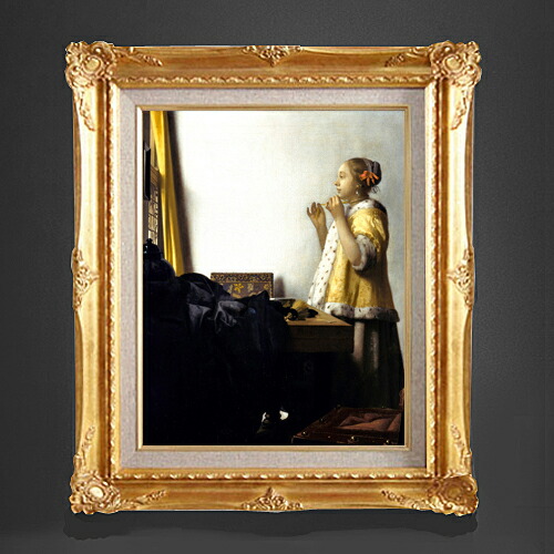 お値下げします 1000枚有るうち374枚めの女性ヌード油彩画 金色フレーム付き 9631 ゴールド F6号 410×318mm アクリル板付き 油彩額縁 フレーム