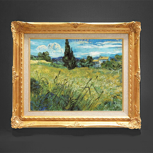 楽天市場】【油絵 直筆仕上げ】ゴッホ 赤い葡萄畑 F6 【額入り