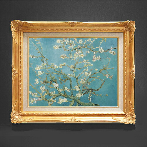 楽天市場】【油絵 直筆仕上げ】ゴッホ 花咲くアーモンドの木の枝