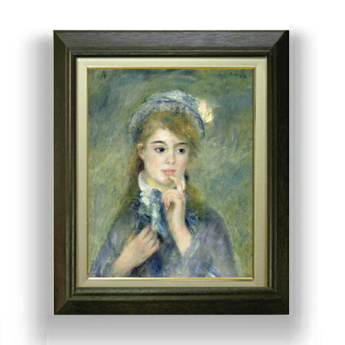 楽天市場】絵画 F6号 ルノワール ｢座っている2人の女の子｣ 複製画 世界