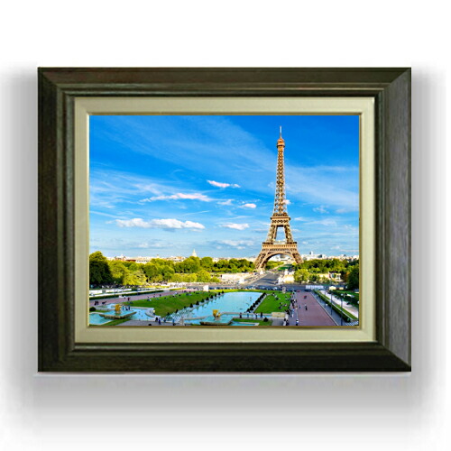 楽天市場】絵画 油彩画 F6号 エッフェル塔の見える街角 渡瀬七生