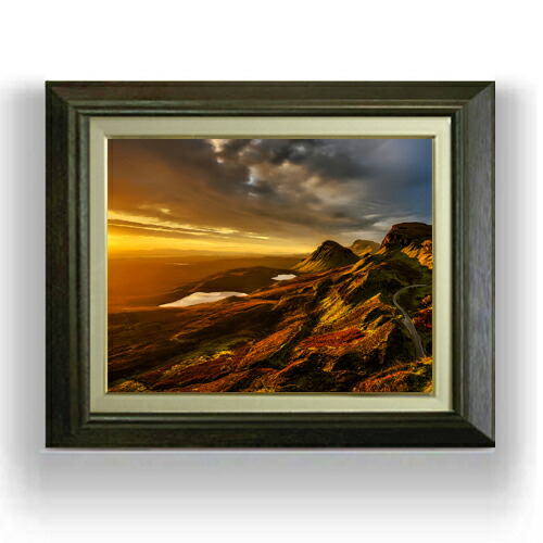 油絵 「ゴールドコースト」 風景画 8号 額装なし 絵画・額縁・油絵・林道夫・渓流・F6号・美術品・インテリア・雑貨