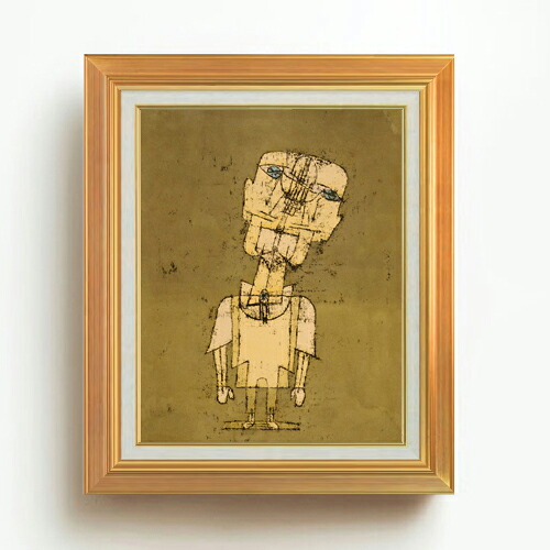 【油絵 直筆仕上げ】パウル・クレー Ghost of a Genius F6 【アップグレード額】 絵画 販売 6号 油彩 抽象画 558×467mm 複製画 送料無料 プレゼント ギフト 開店祝い 開業祝い 退職祝い 新築祝い リビング 玄関 モダン アートフレーム 壁掛け