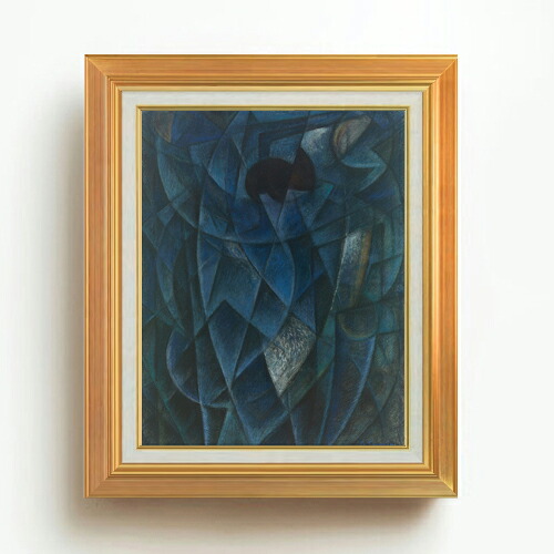 【油絵 直筆仕上げ】セヴェリーニ 海\u003dダンサーの習作 F6 【アップグレード額】 絵画 販売 6号 油彩 抽象画 558×467mm 複製画 送料無料 プレゼント ギフト 開店祝い 開業祝い 退職祝い 新築祝い リビング 玄関 モダン アートフレーム 壁掛け