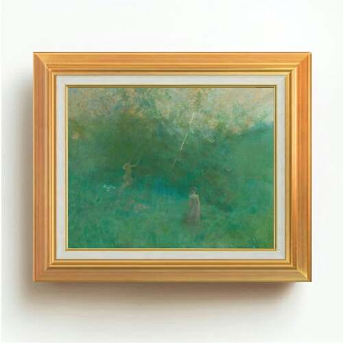 【油絵 直筆仕上げ】デューイング 白樺 F6 【アップグレード額】 絵画 販売 6号 油彩 抽象画 558×467mm 複製画 送料無料 プレゼント ギフト 開店祝い 開業祝い 退職祝い 新築祝い リビング 玄関 モダン アートフレーム 壁掛け