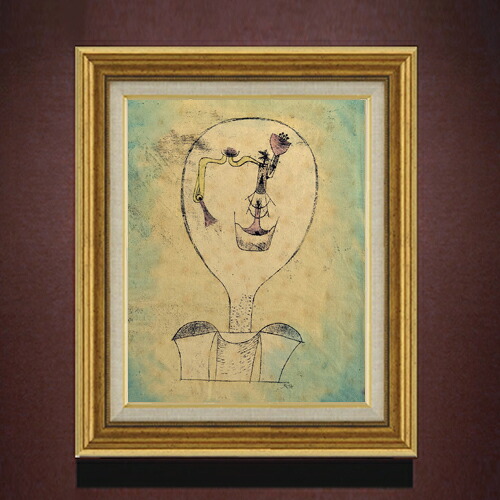 【油絵 直筆仕上げ】パウル・クレー The Beginnings of a Smile F6 【アップグレード額】 絵画 販売 6号 油彩 抽象画 558×467mm 複製画 送料無料 プレゼント ギフト 開店祝い 開業祝い 退職祝い 新築祝い リビング 玄関 モダン アートフレーム 壁掛け