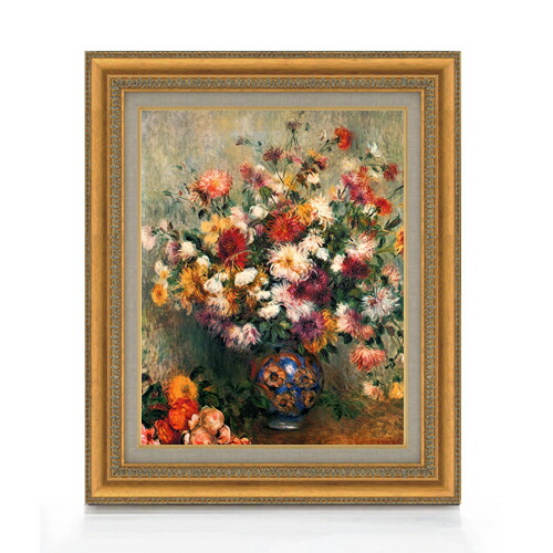 楽天市場】【油絵 直筆仕上げ】ルノワール Flowers in a Vase F6 【額