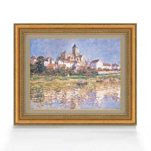 楽天市場】【油絵 直筆仕上げ】クロード・モネ ヴェトゥイユの教会 F4