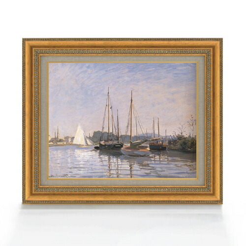 楽天市場】【油絵 直筆仕上げ】クロード・モネ 海景、月明かりに照ら