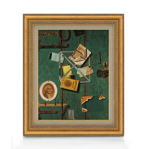【油絵 直筆仕上げ】ジョン・F・ペト A Closet Door F6 【額入り】 絵画 販売 6号 油彩 風景画 558&times;467mm 複製画 送料無料 プレゼント ギフト 開店祝い 開業祝い 退職祝い 新築祝い リビング 玄関 モダン アートフレーム 壁掛け｜絵画販売アートレスト