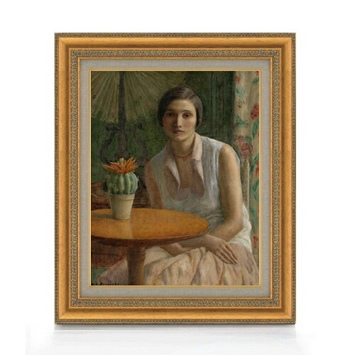 【油絵 直筆仕上げ】フリージキー Portrait of a Woman F6 【額入り】 絵画 販売 6号 油彩 人物画 558×467mm 複製画 送料無料 プレゼント ギフト 開店祝い 開業祝い 退職祝い 新築祝い リビング 玄関 モダン アートフレーム 壁掛け|絵画販売アートレスト