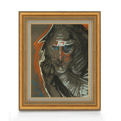 【油絵 直筆仕上げ】ヴィトキエヴィチ マリア・カスプロヴィツォワの肖像画 F6 【額入り】 絵画 販売 6号 油彩抽象画 558&times;467mm 複製画 送料無料 プレゼント ギフト 開店祝い 開業祝い 退職祝い 新築祝い リビング 玄関 モダン アートフレーム 壁掛け｜絵画販売アートレスト 21,754円
